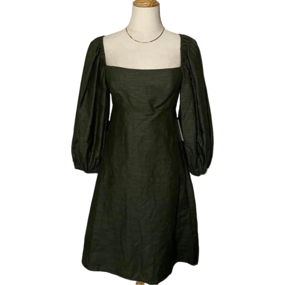 ⚫️ New green boho wedding guest dress​​​